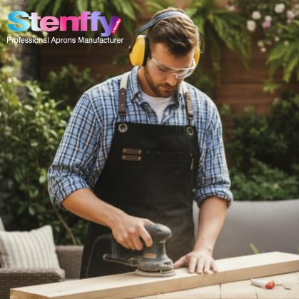 Stenffy apron suits kitchen, workshop, garden and more.