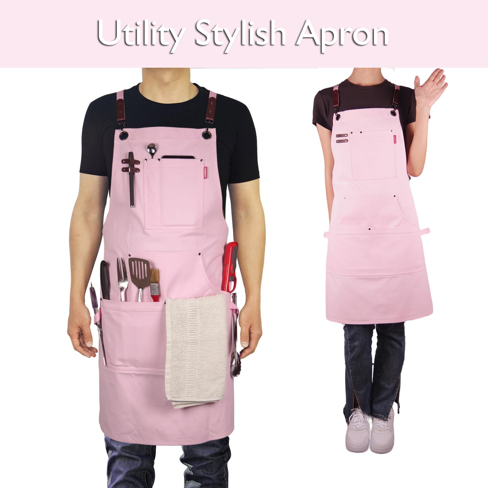 Stenffy sturdy canvas material showcases durable construction for daily work.