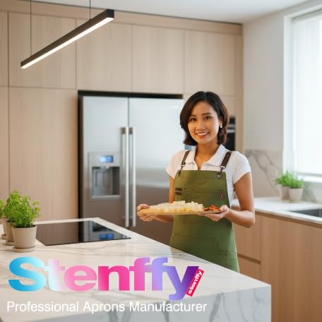 Stenffy durable canvas material for daily kitchen and workshop tasks