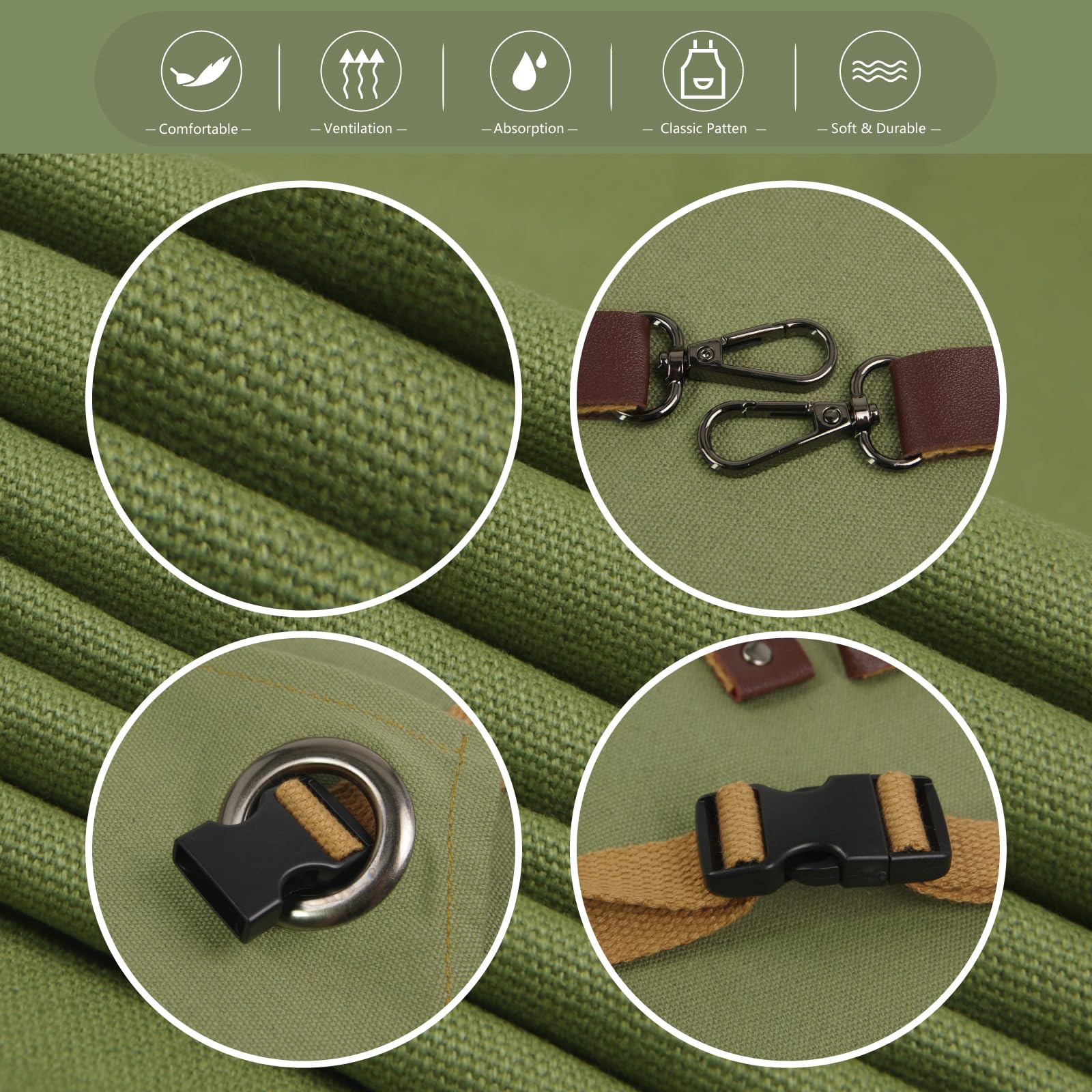Stenffy quick-release strap enables easy adjustment and comfort