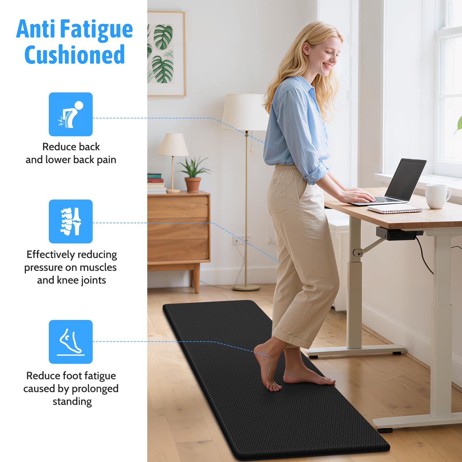 StepLively mat usable in office or laundry areas for versatile use