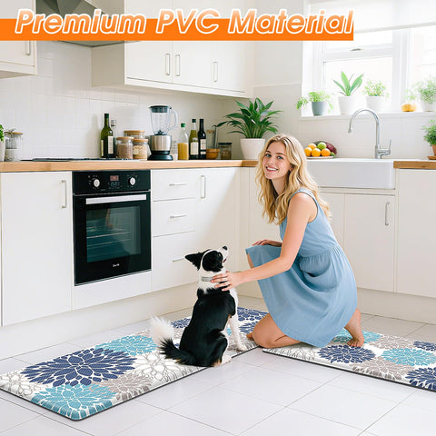 StepLively long 47-inch mat fits in front of the sink