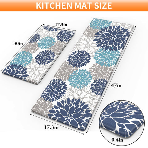 StepLively non-slip base keeps mats secure on kitchen floors