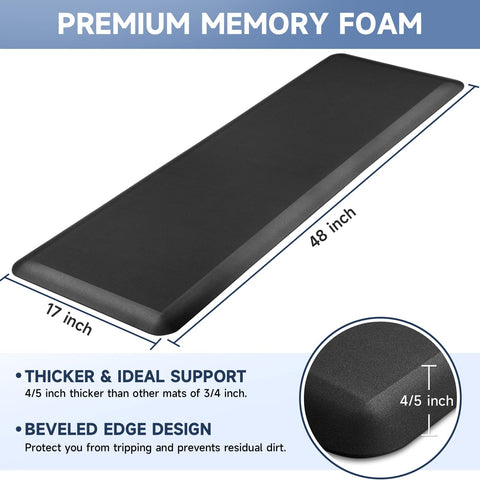 StepRite texture close-up highlights memory foam comfort underfoot.