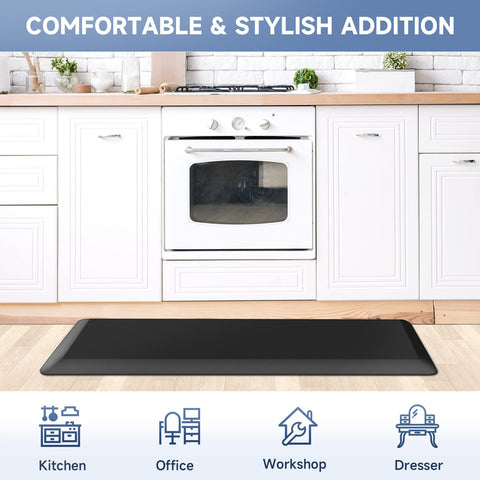 StepRite beveled-edge design helps prevent trips in busy kitchens.