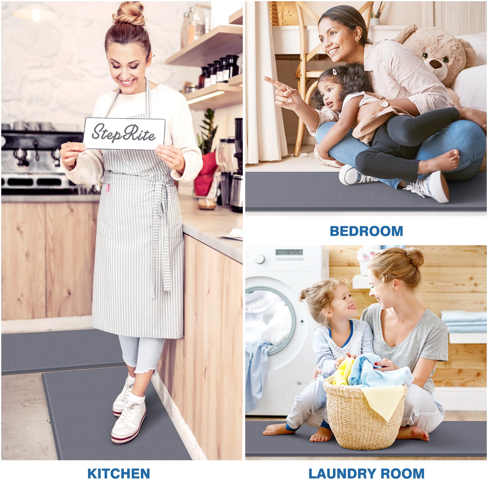 StepRite 30 inch length kitchen mat ideal for narrow counters