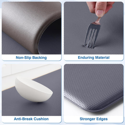 StepRite mat with non slip backing on a smooth floor surface