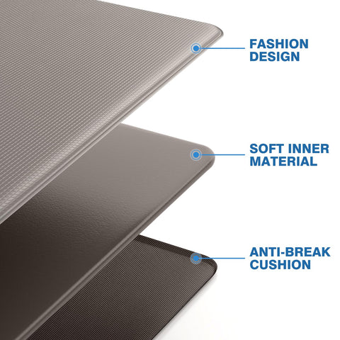 StepRite waterproof finish protects floors from liquids.