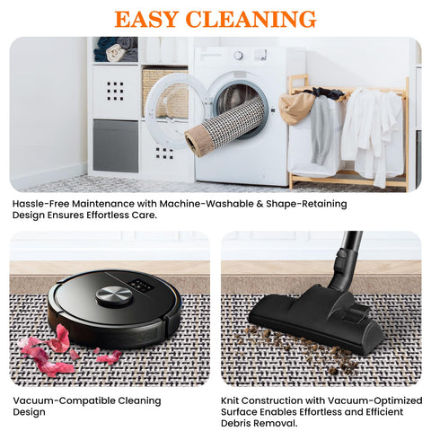 Machine-washable design for quick refresh without shrinking or damage.