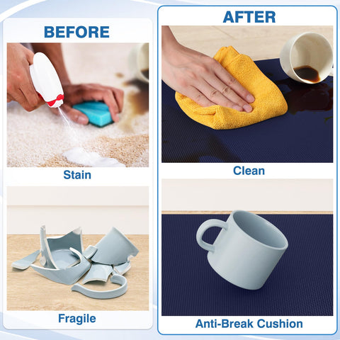 StepRite waterproof surface showing easy wipe-clean feature.