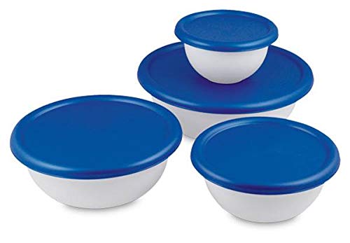 Sterilite 4-quart bowl with lid for mixing and storing