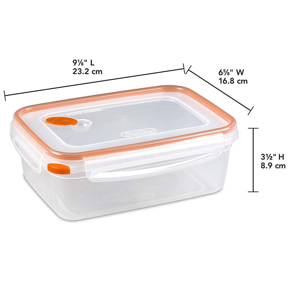 Sterilite Ultra-Seal container ready for lunch prep and grab-and-go.