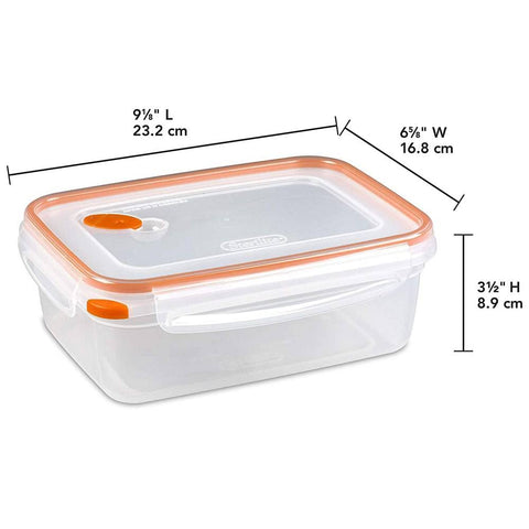 Sterilite Ultra-Seal container ready for lunch prep and grab-and-go.
