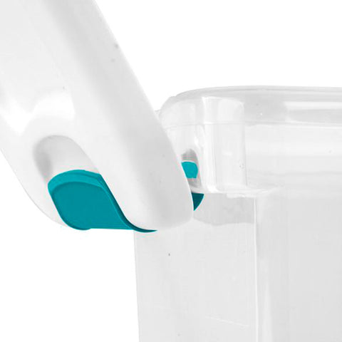 Sterilite See Latching Box base view showcases see-through base for easy item identification.