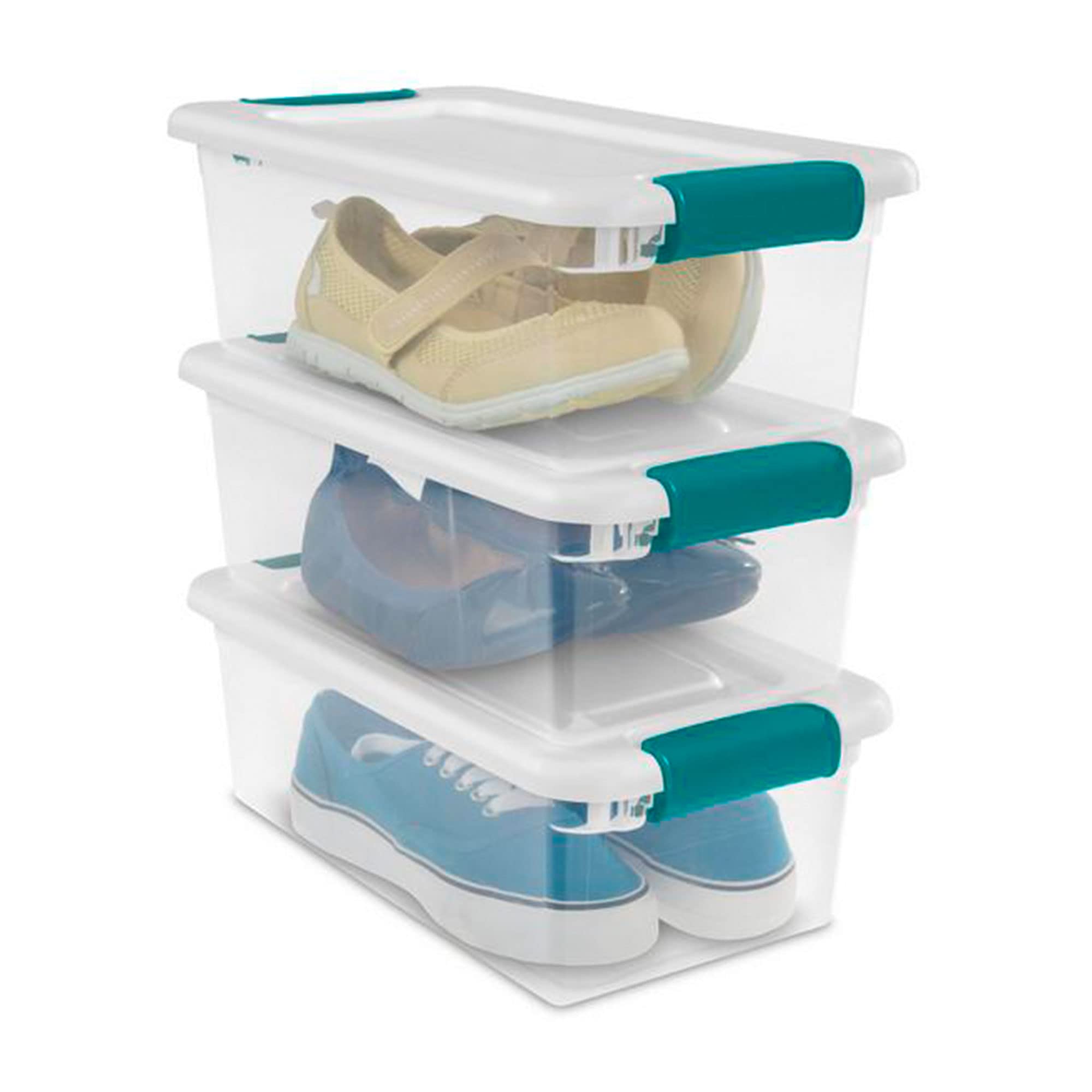 Sterilite See Latching Box contents visible enables quick scanning.