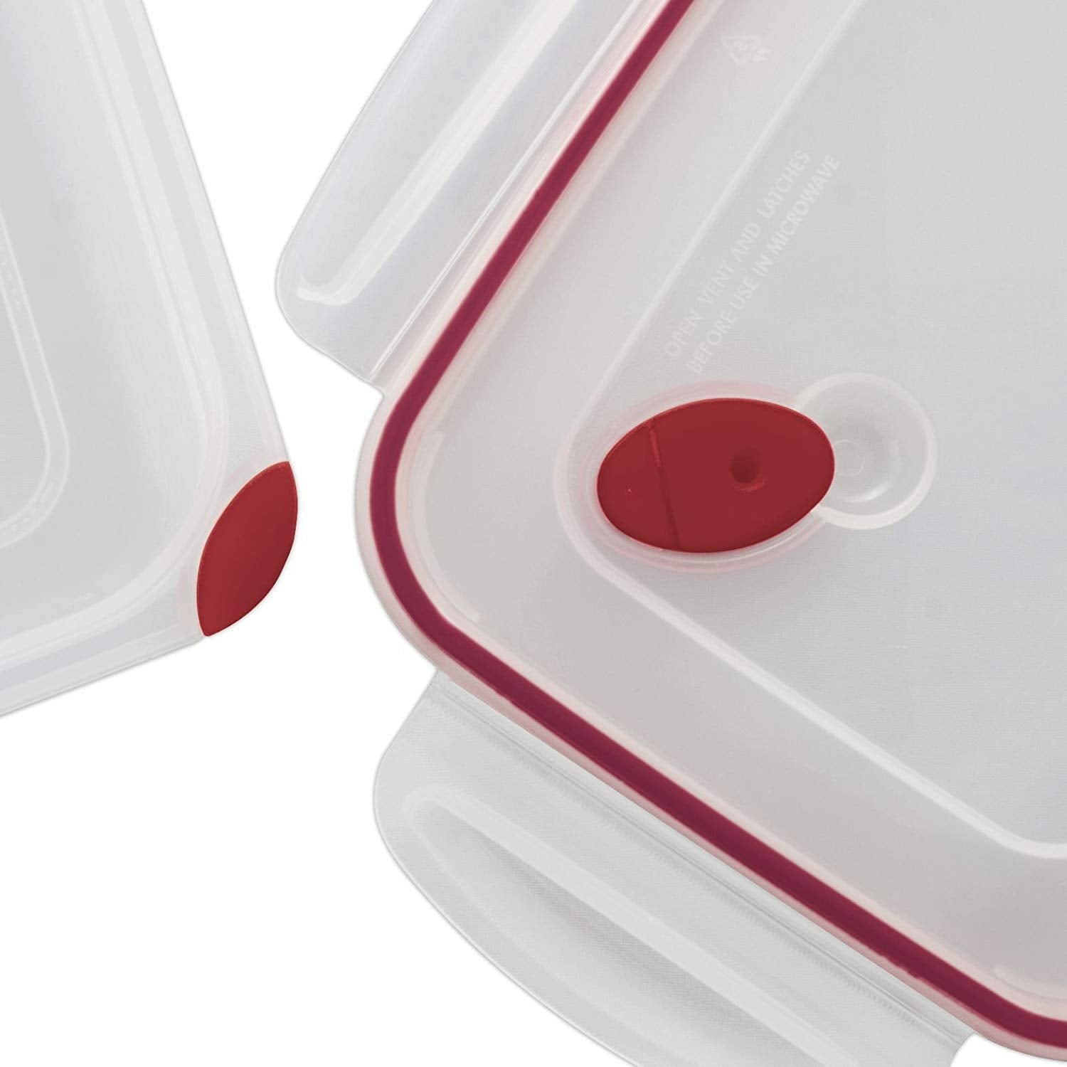 Sterilite Ultra-Seal 16-Cup with color-coded base and lid eases lid matching and storage.