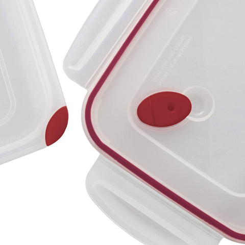 Sterilite Ultra-Seal 16-Cup with color-coded base and lid eases lid matching and storage.