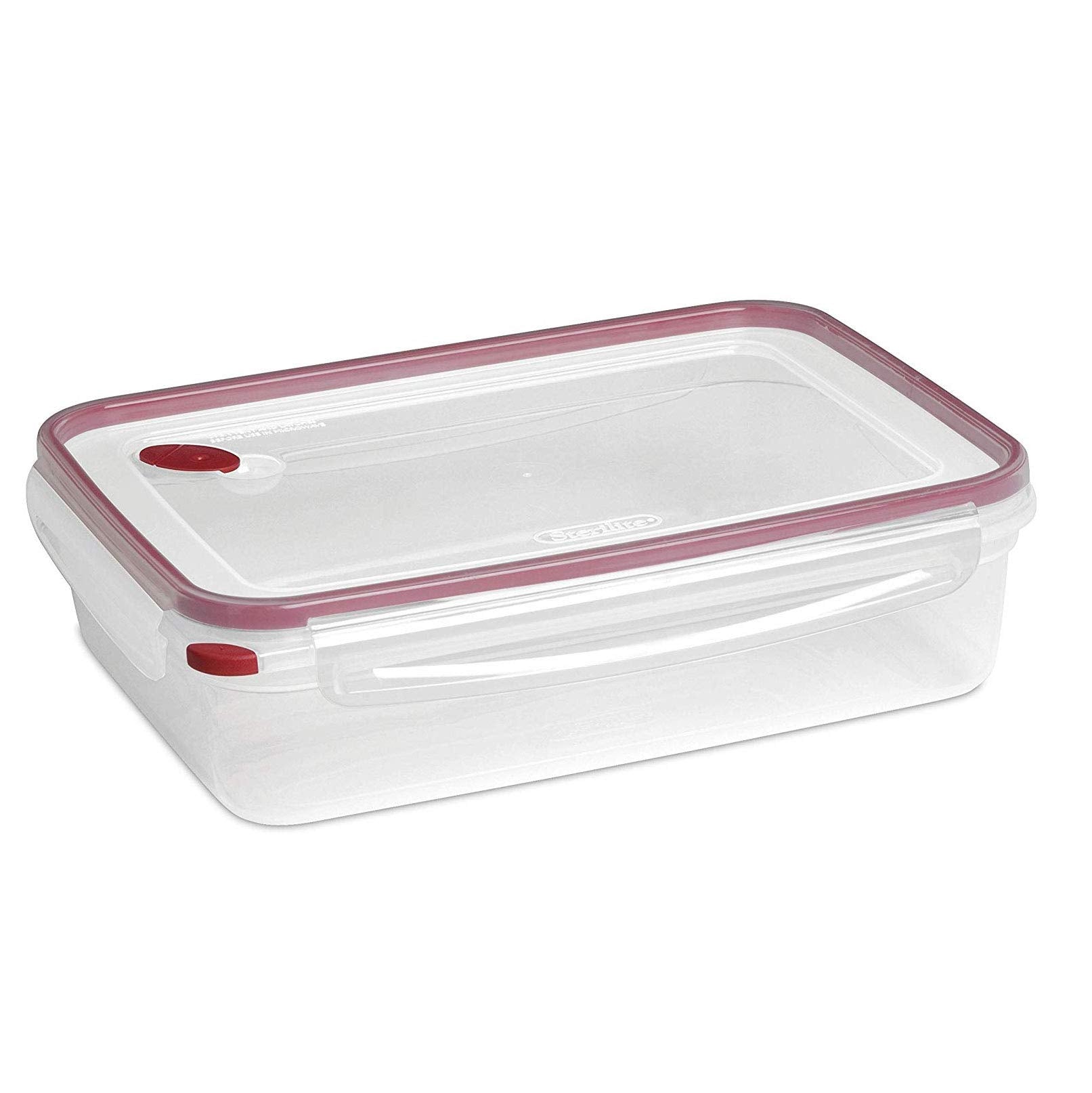 Sterilite Ultra-Seal 16-Cup container with latching lid keeps leftovers fresh and secure.