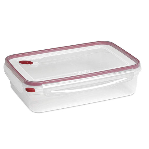 Sterilite Ultra-Seal 16-Cup container with latching lid keeps leftovers fresh and secure.