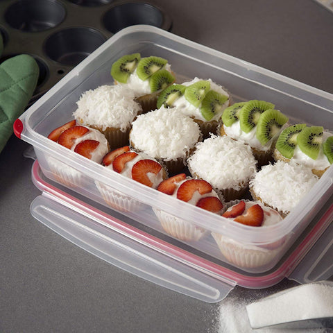 Sterilite Ultra-Seal 16-Cup container ideal for transporting leftovers and baked goods on the go.