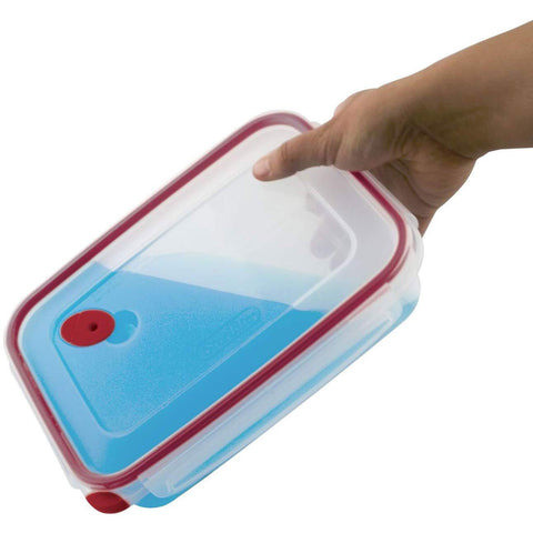 Sterilite Ultra-Seal 16-Cup container features a microwave steam vent for safe reheating.