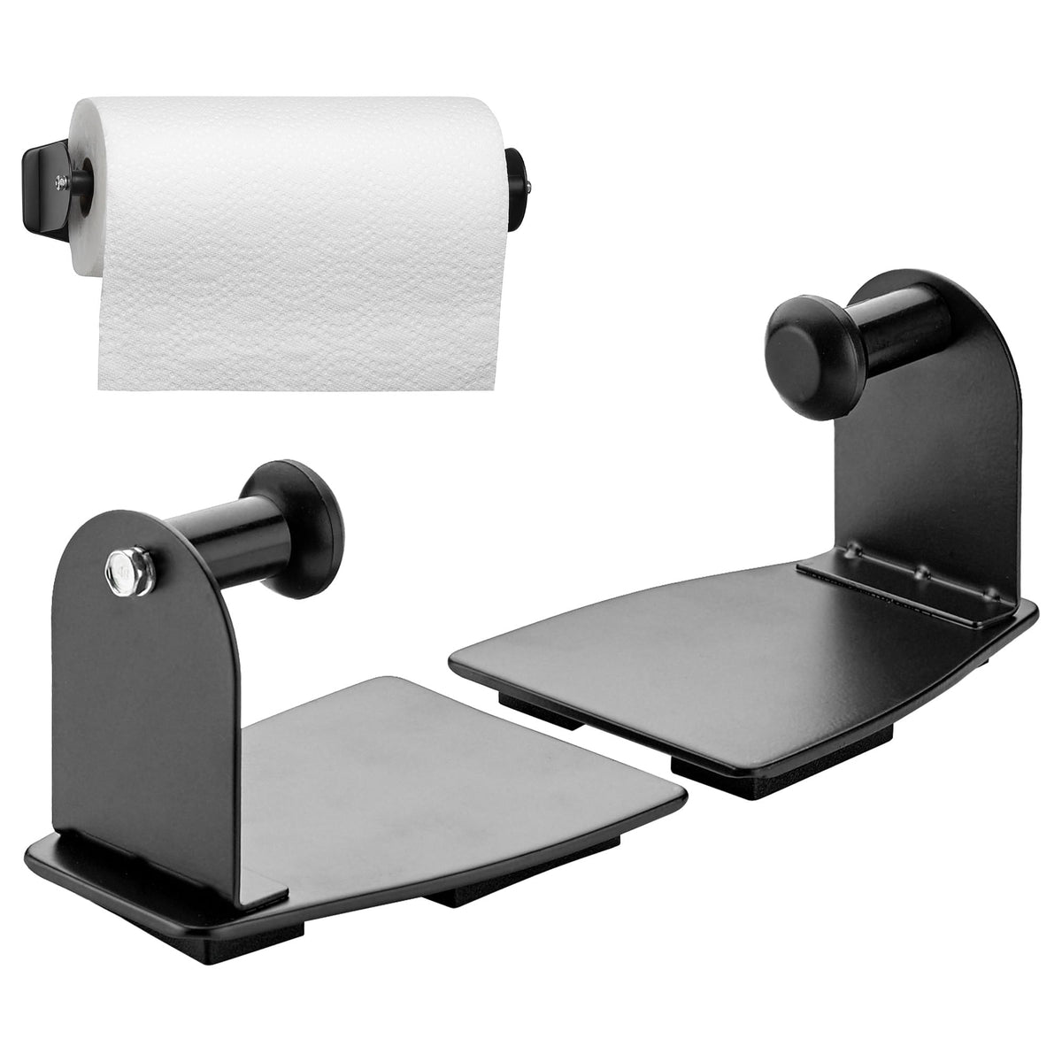 Sterline magnetic paper towel holder on refrigerator for quick access