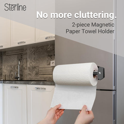 Sterline two-piece adjustable holder fits standard and large rolls