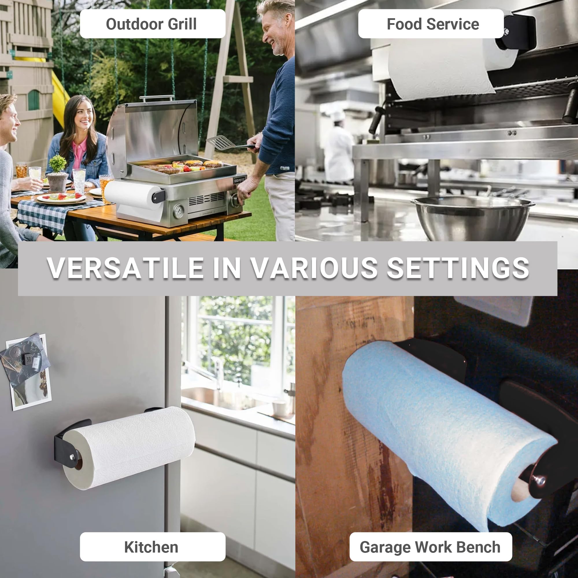 Sterline versatile towel storage for grill, toolbox, and RV