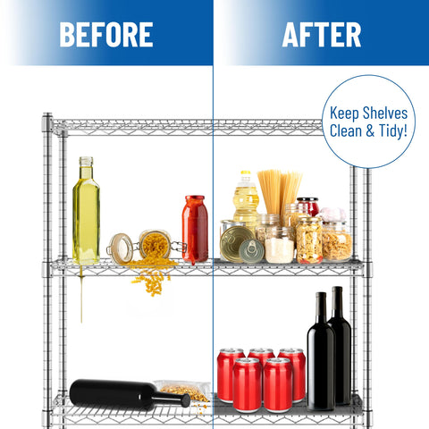 Sterling Shelf Liners Ideal for pantry and closet organization.