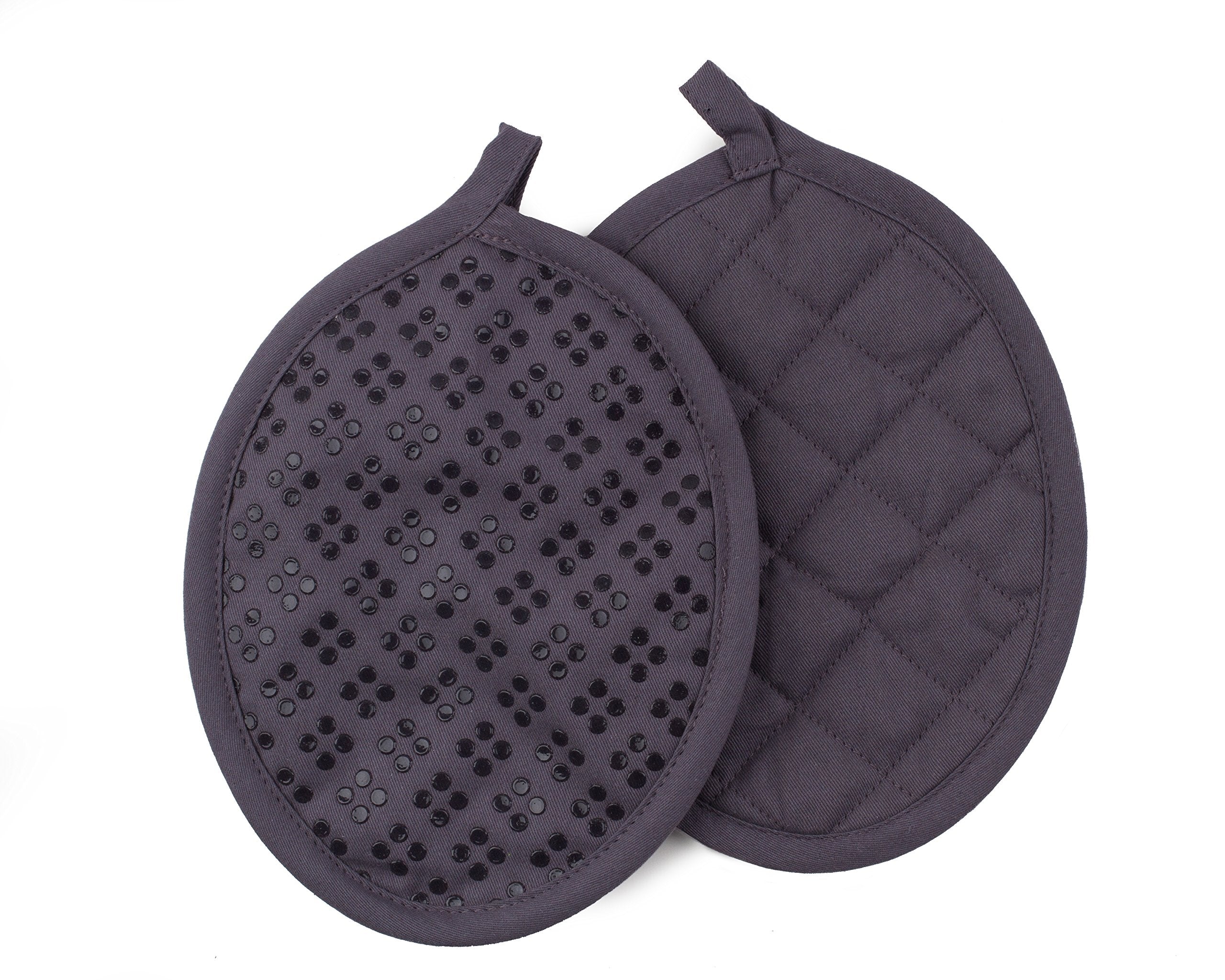 Sticky Toffee gray dishcloths in a sink, drying dishes efficiently.