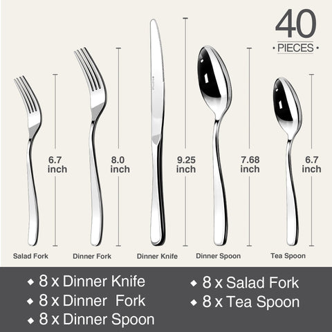 Stilloye ergonomic handles provide comfortable grip during meals.