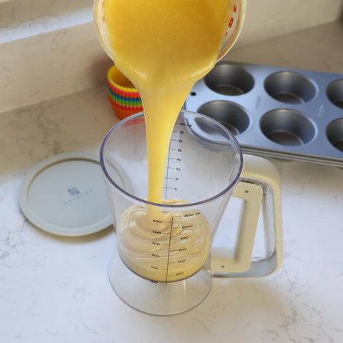 STIRLEX 5-cup capacity supports multiple batch sizes in one prep.