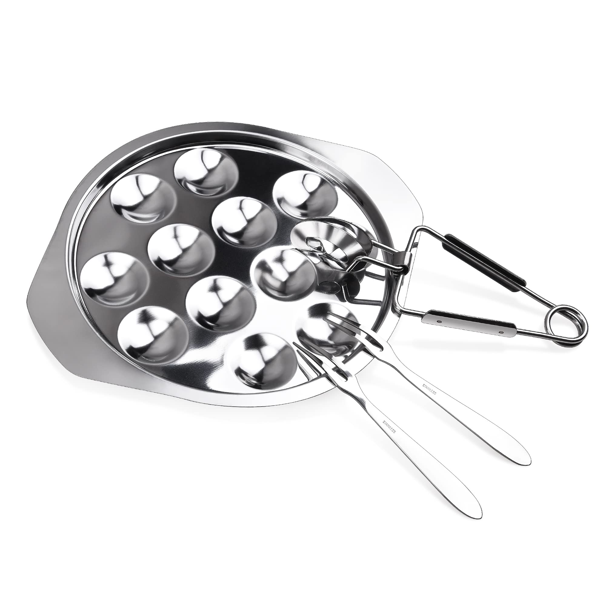 StnKitchExplor escargot tongs for steady, mess-free serving.