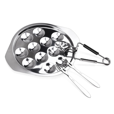 StnKitchExplor escargot tongs for steady, mess-free serving.