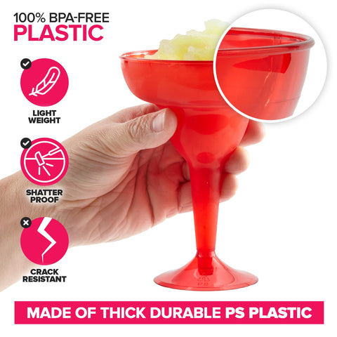 Stock Your Home BPA-free plastic cups offer durable, shatterproof hosting options.
