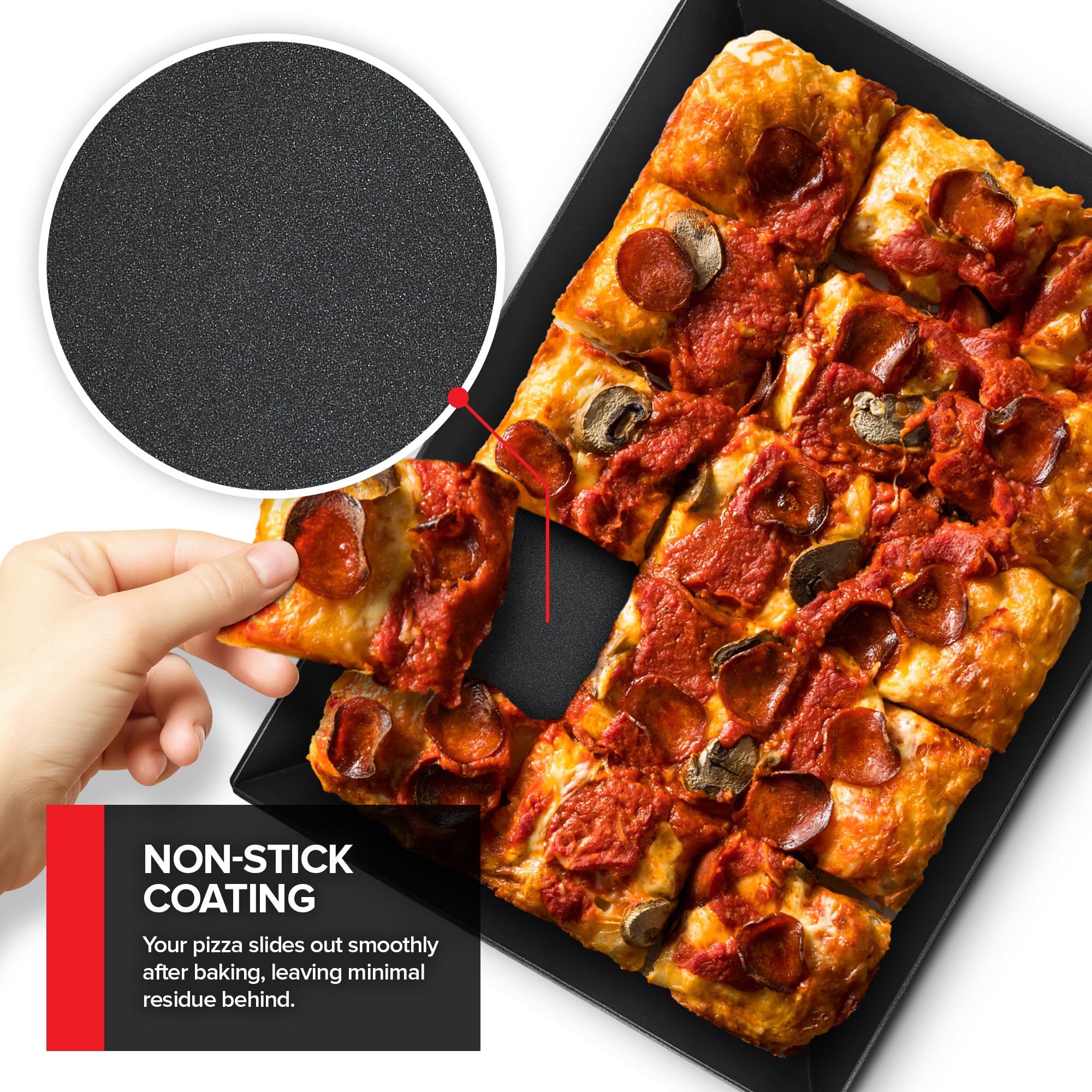 Stock Your Home Detroit 10x14 pan release ease after baking