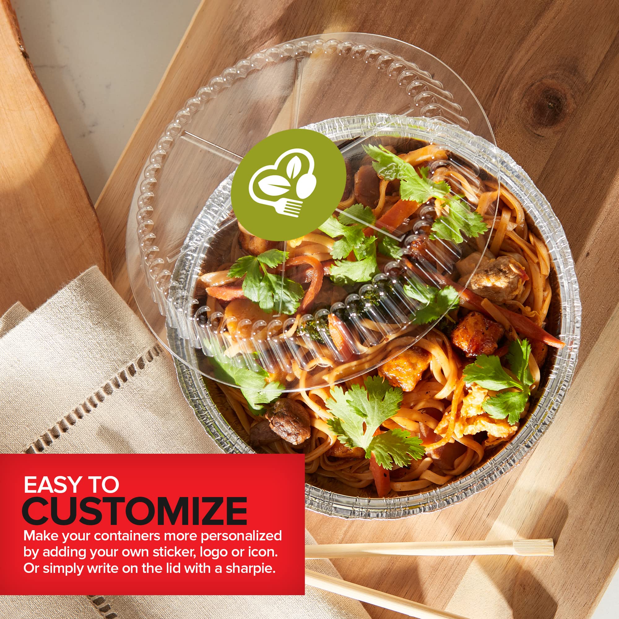 Stock Your Home multipurpose pans ideal for pies, cakes, and desserts.