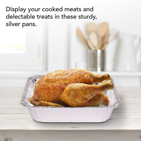 Stock Your Home freezer-safe foil pans simplify prep and storage.
