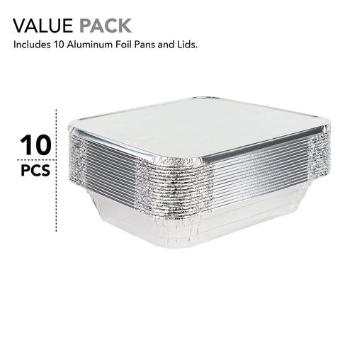 Stock Your Home high gauge aluminum pans with lids show durability for busy kitchens
