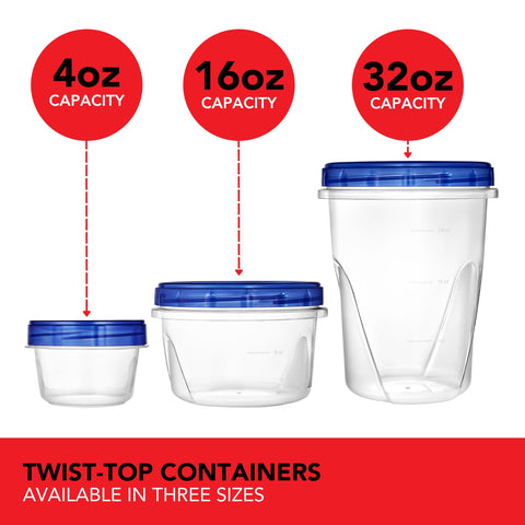 Stock Your Home leak-proof containers prevent spills during transport of soups or sauces.