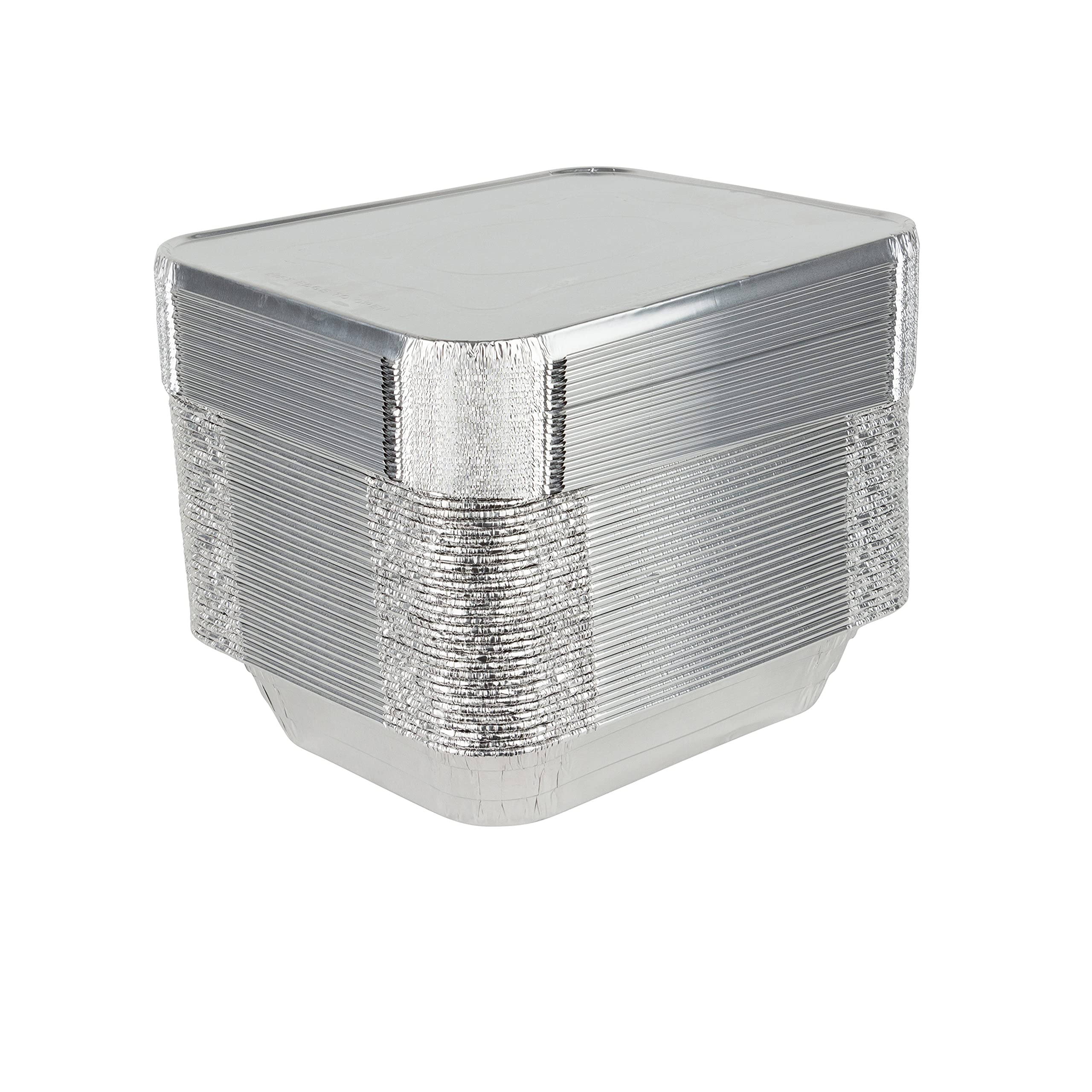 Stock Your Home lids securely fit 9x13 pans for coverage