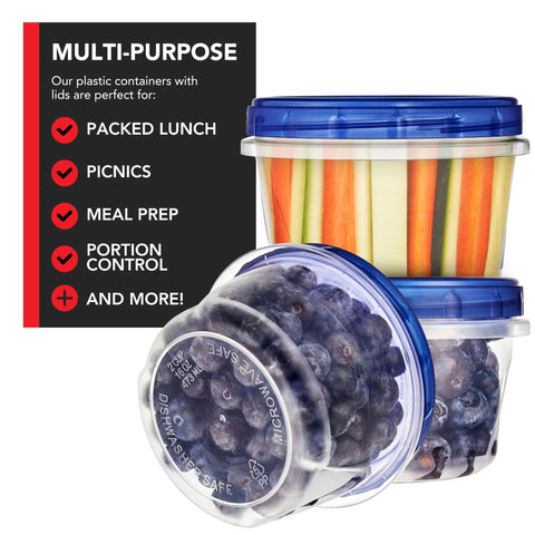 Stock Your Home microwave-safe containers simplify reheating without residue.