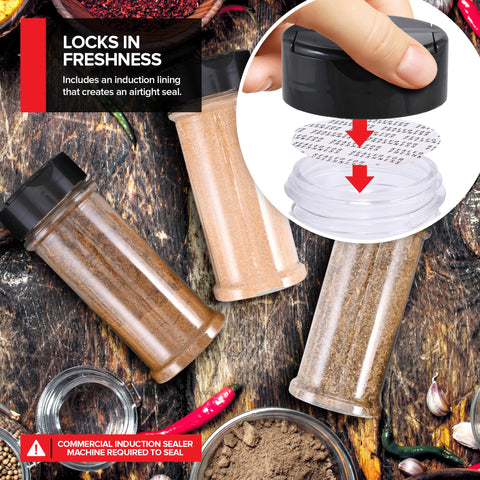 Stock Your Home lightweight, shatter-resistant containers are easier to handle than glass.