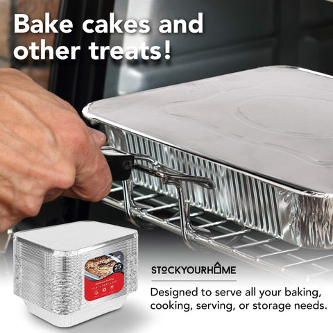 Stock Your Home 9x13 pan withstands oven and freezer for versatile meal prep