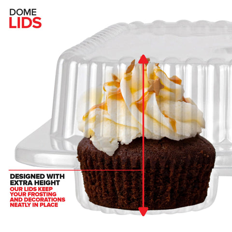 Stock Your Home refrigerator safe cupcake tray for desserts on the go