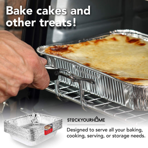 Stock Your Home stackable pans save space in busy kitchens.