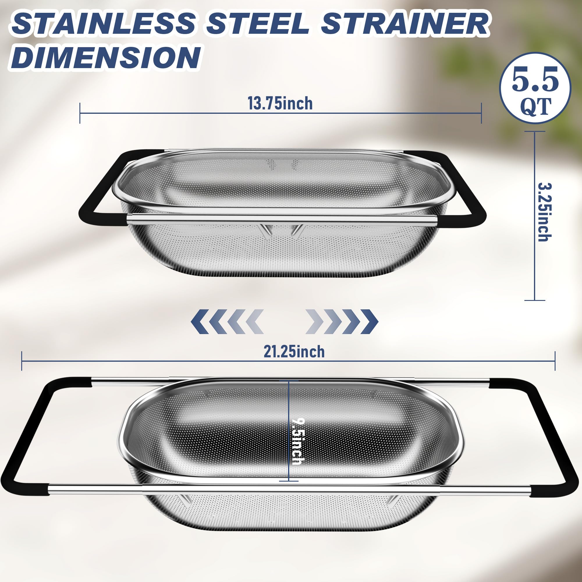 Stockpot dishwasher-safe colander for quick cleanup