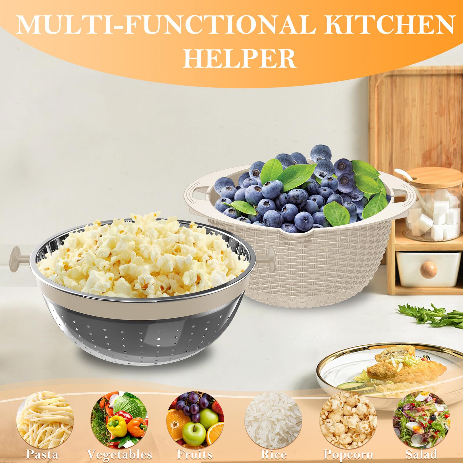 Stockpot nesting design saves space in small kitchens