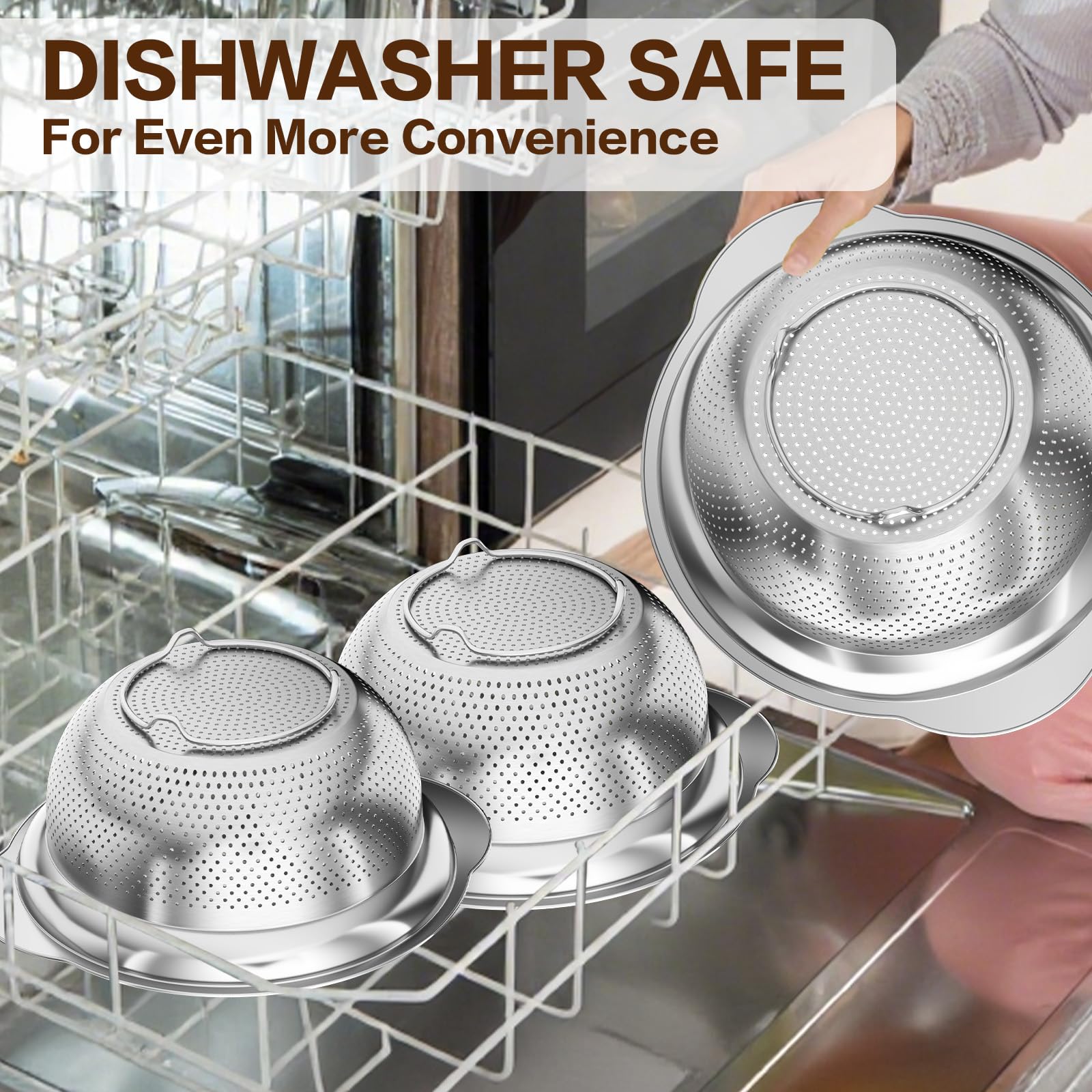STOCKPOT space-saving storage stackable set fits compact kitchens.