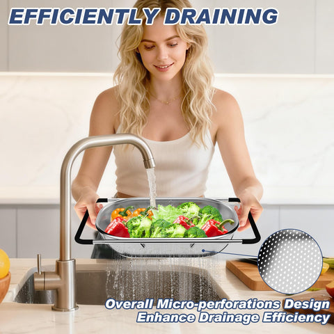 Stockpot wash fruits and vegetables under running water with confidence